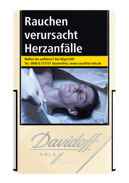 Davidoff Zigaretten Gold Original Pack Stange