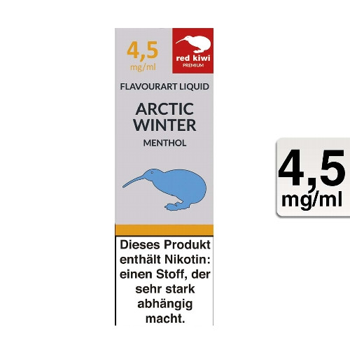 E-Liquid RED KIWI Arctic Winter 4,5 mg