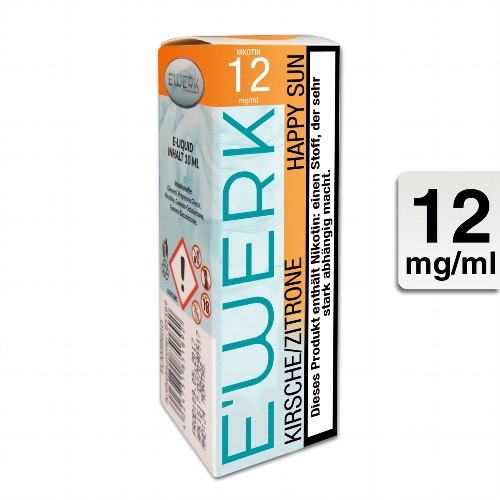 E-Liquid E'WERK Happy Sun 12 mg