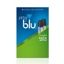 E-Liquidpod My Blu Green Apple 0 mg 2 Stück