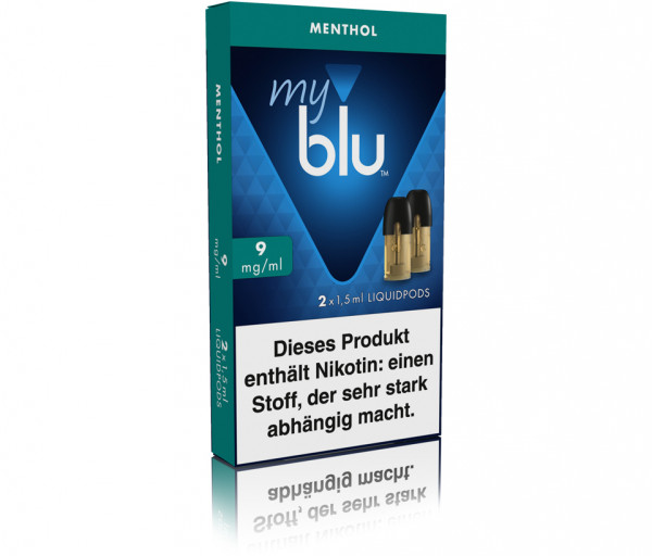 E-Liquidpod My Blu Tabak Menthol 9 mg 2 Stück