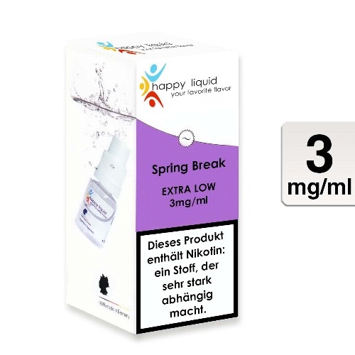 E-Liquid HAPPY LIQUIDS Spring Break 3 mg