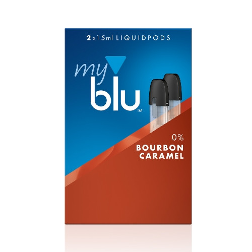E-Liquidpod MY BLU Bourbon Caramel 0 mg 2 Stück