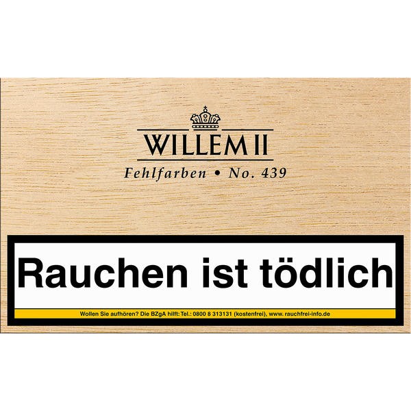 Willem II Fehlfarben 439 Sumatra 50er Kiste