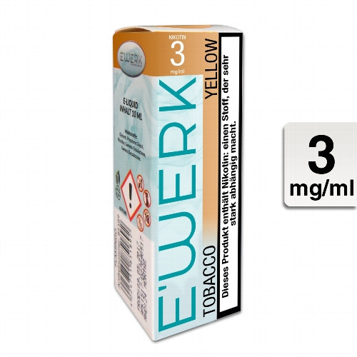 E-Liquid E'WERK Yellow 3 mg