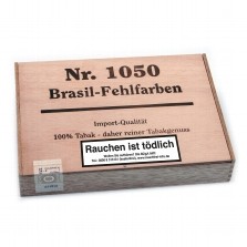 Kleinlagel Fehlfarben 1050 Brasil Zigarren 25er Kiste
