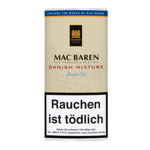 Mac Baren Mixture Danish Pfeifentabak 50g Päckchen