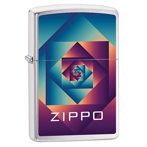 Zippo chrom gebürstet Zippo Design