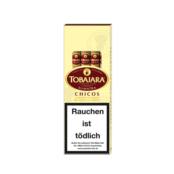Tobajara Chicos Sumatra Zigarillos 5er Schachtel