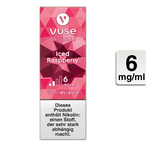 E-Liquid VUSE Bottle Iced Raspberry 6mg