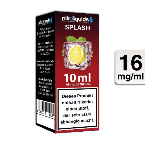 E-Liquid NIKOLIQUIDS Splash 16 mg