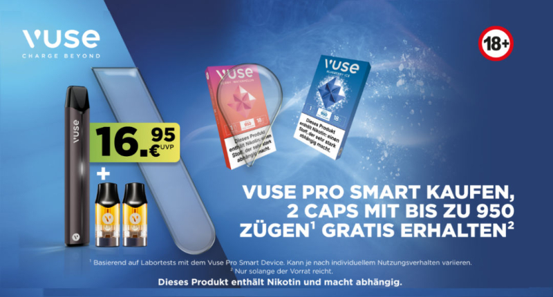 Vuse Pro Smart + 2 Caps