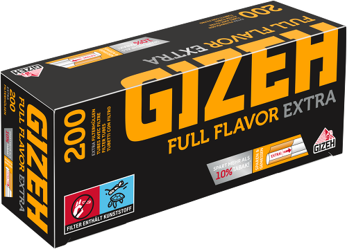 Gizeh Filterhülsen Full Flavour Extra 200 Packung