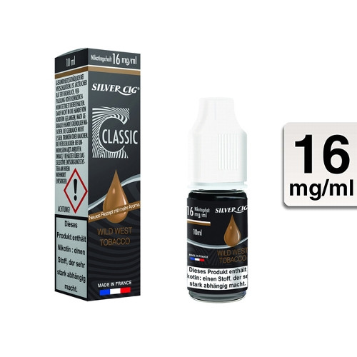 E-Liquid SILVERCIG Wild West Tobacco 16 mg