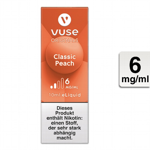 E-Liquid VUSE Bottle Classic Peach 6mg