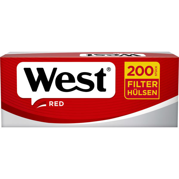 West Red Filterhülsen 200 Stück Packung reduziert