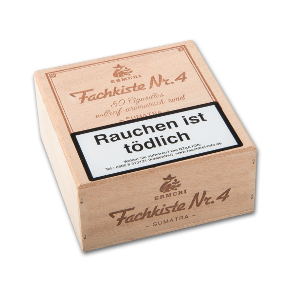 Fachkiste Nr. 4 Sumatra Zigarren 50er Kiste