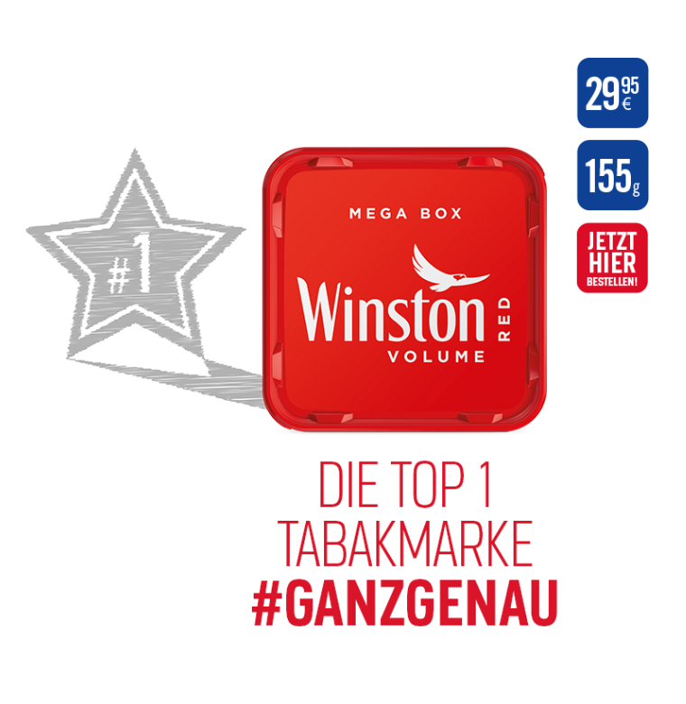 Winston - Top 1 Tabakmarke