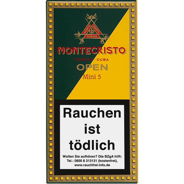 Montecristo Open Mini Zigarillos 5er Schachtel