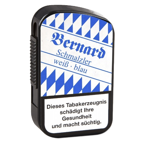 Bernard Schmalzler weiß-blau bayrisch rassig, mit etwas Menthol