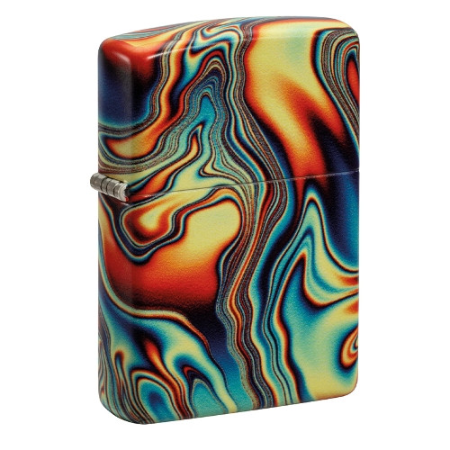 Zippo color Colourful Swirl Design