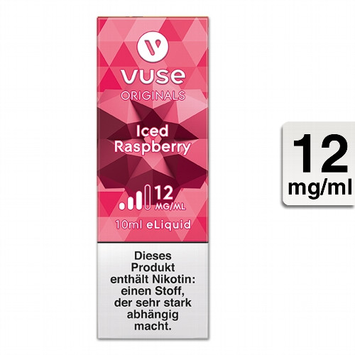E-Liquid VUSE Bottle Iced Raspberry 12mg