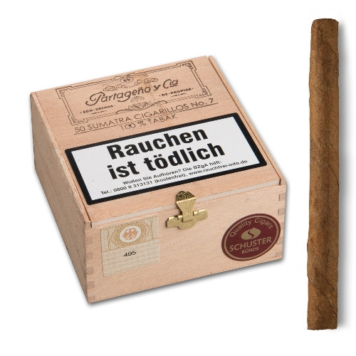 Partageno 7 Sumatra Zigarren 50er Kiste