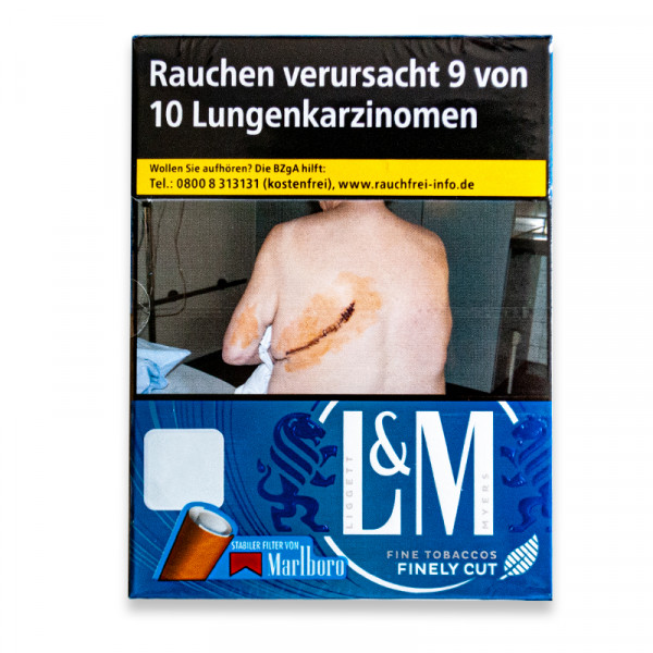 L&M Zigaretten Blue Label OP Stange