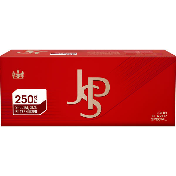 JPS Red Special Size Filterhülsen 250 Stück Packung